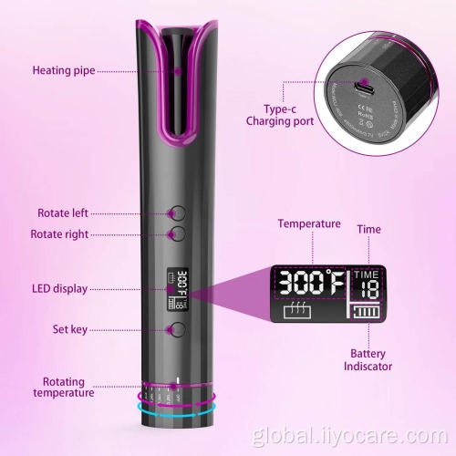 USB Rechargeable Hair Curler New Travel Cordless USB Rechargeable Hair Curler Manufactory